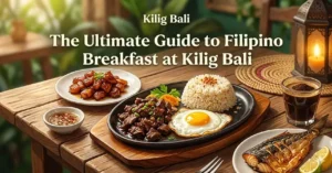 Filipino breakfast at Kilig Bali