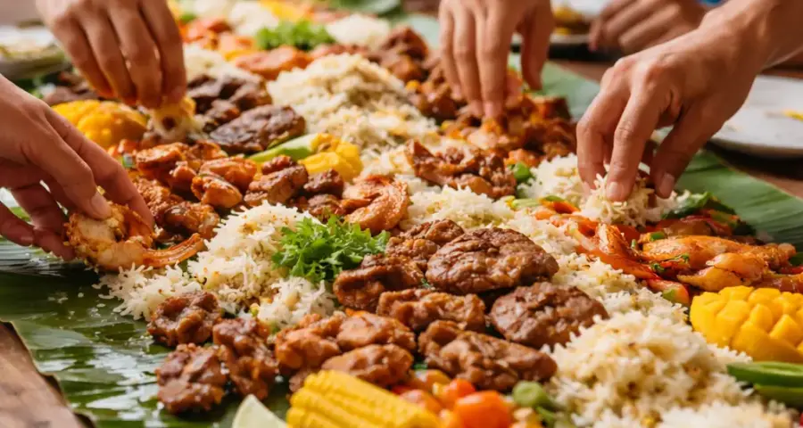 1. Kamayan : The Hands-On Feast