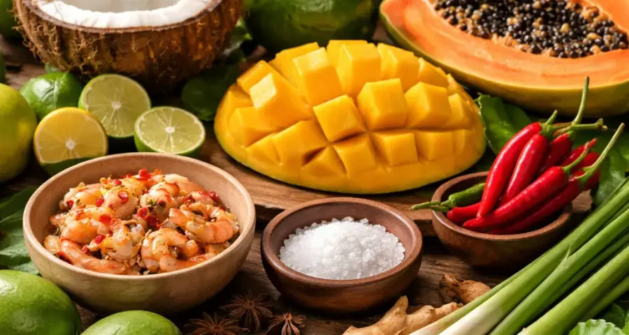 How Tropical Ingredients Unite Both Cuisines