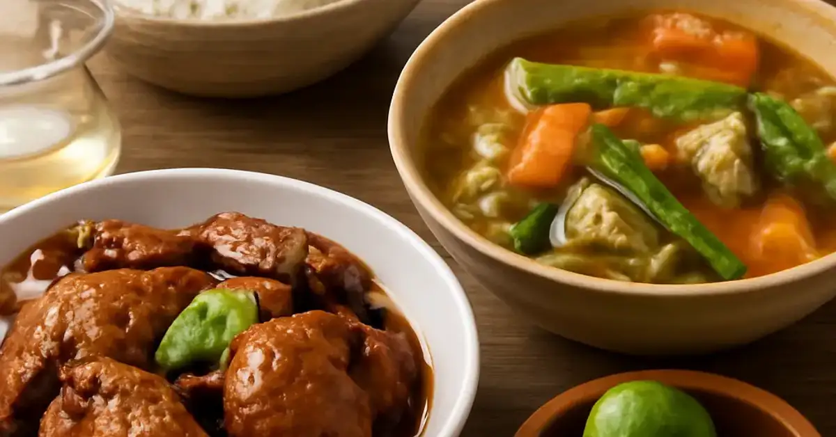 Filipino Cuisine Balances Sweet Savory and Sour, Filipino cuisine flavors, sweet savory sour food