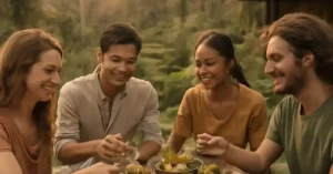Magic of Sharing Food in Beautiful Bali Settings, bali dining experience, shared food culture bali