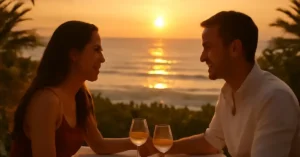 Why Sunset Dinners Feel Magical in Bali, Bali sunset dining, romantic dinner Bali