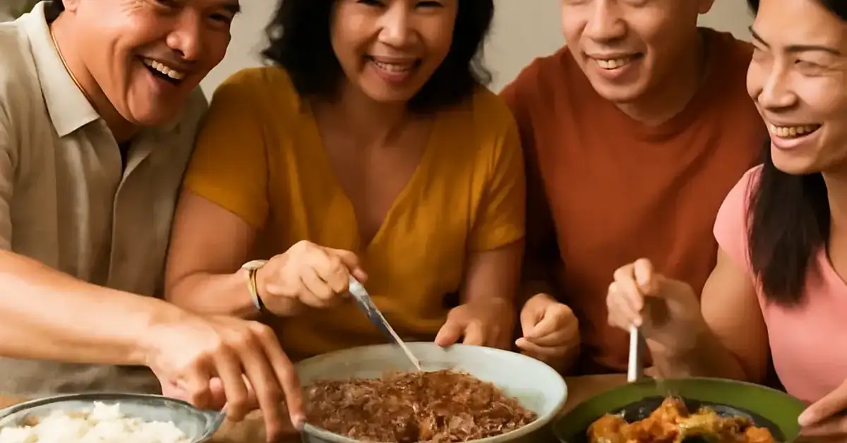 Filipino Dining Encourages Sharing Rather Than Individual Plates, Filipino dining culture